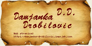 Damjanka Drobilović vizit kartica